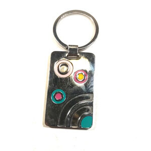 America Metal L C Keychain Art Dots Creative